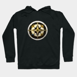 Ornate Golden Compass Hoodie